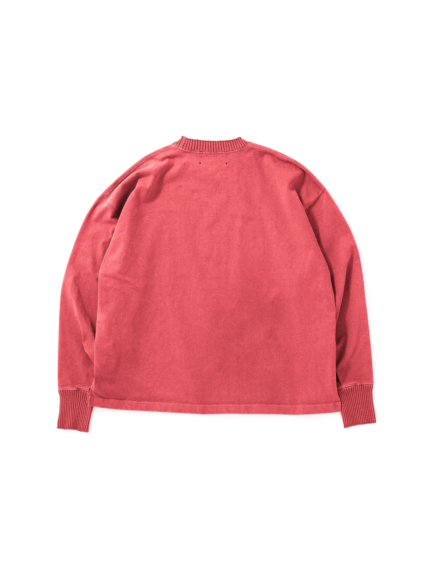 Long Sleeve T Shirts / Fade Red(ロングスリーブ ティーシャツ/フェードレッド)