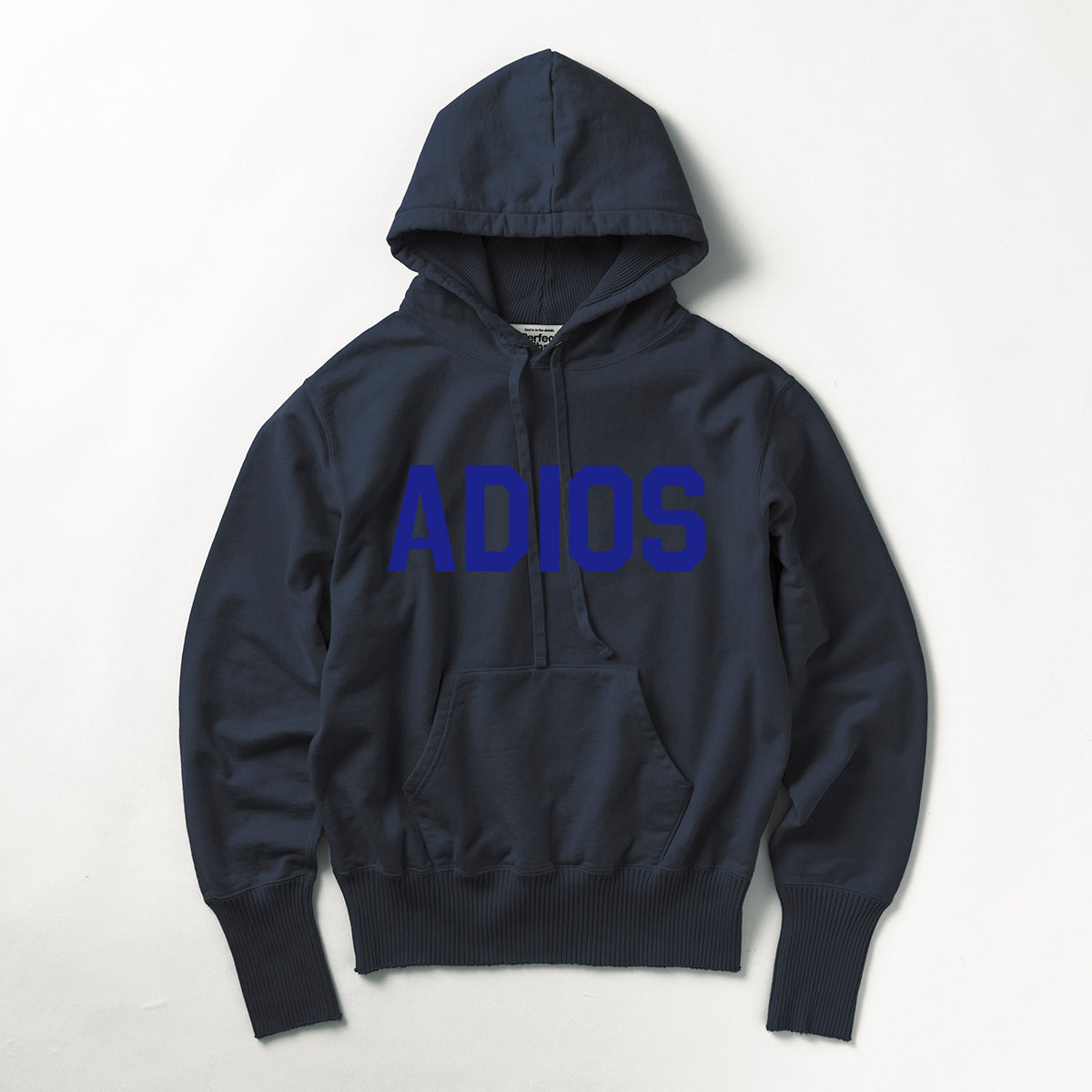 Exclusive Color【Perfect ribs×A LOVE MOVEMENT】"ADIOS,HAPPY EXPLORE" Basic Hoodie / Vintage Black(ベーシック フーディー/ヴィンテージブラック)