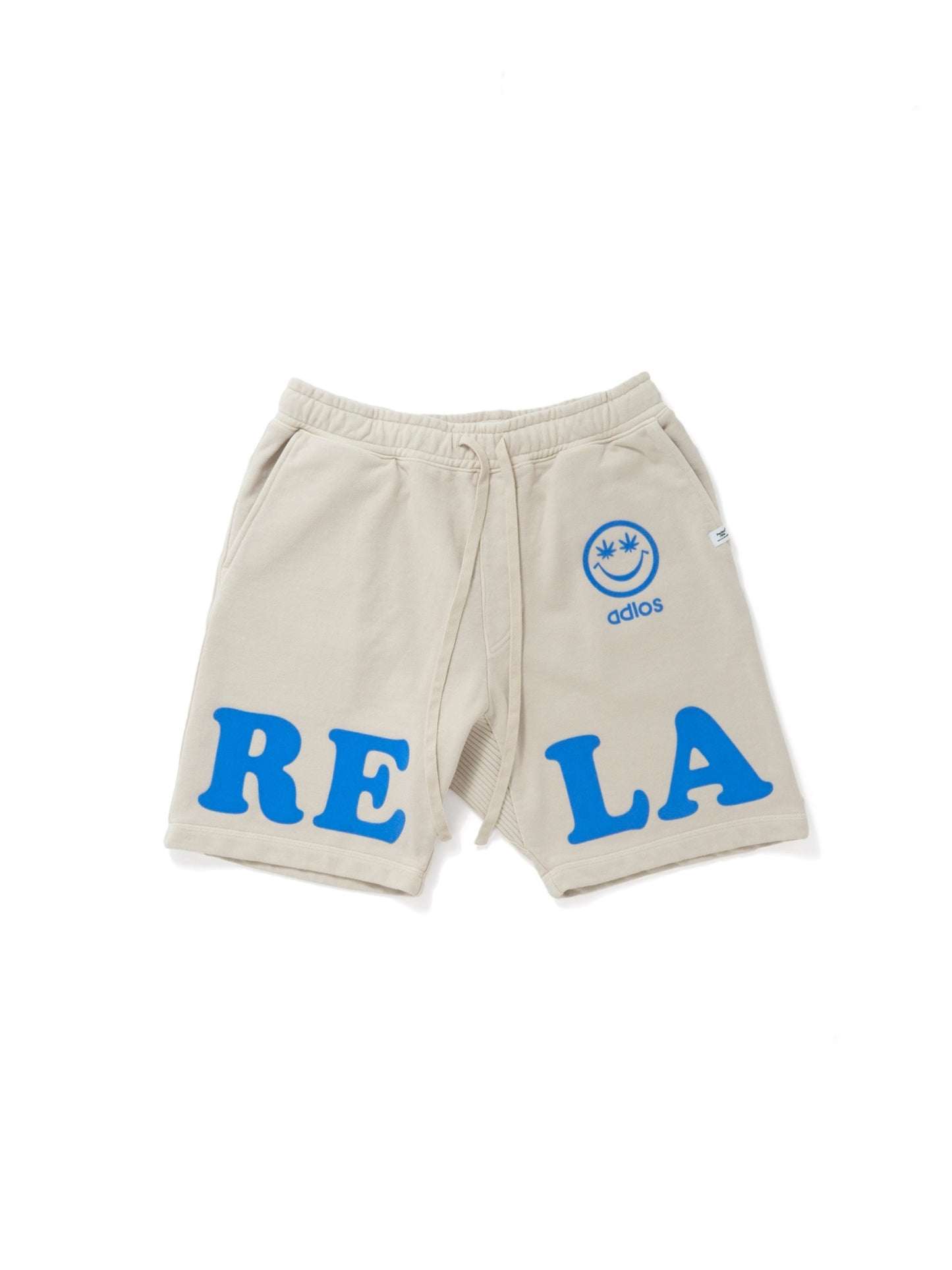 【Perfect ribs®︎×A LOVE MOVEMENT】"RELAX" Basic Sweat Short Pants / Ivory(ベーシックスウェットショートパンツ/アイボリー)