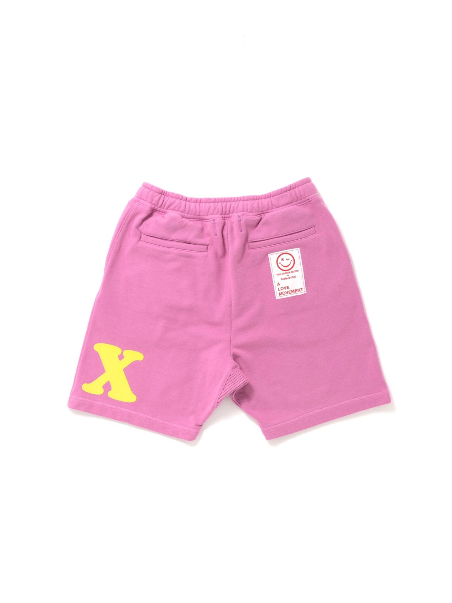 【Perfect ribs®︎×A LOVE MOVEMENT】"RELAX" Basic Sweat Short Pants / Violet(ベーシックスウェットショートパンツ/バイオレット)
