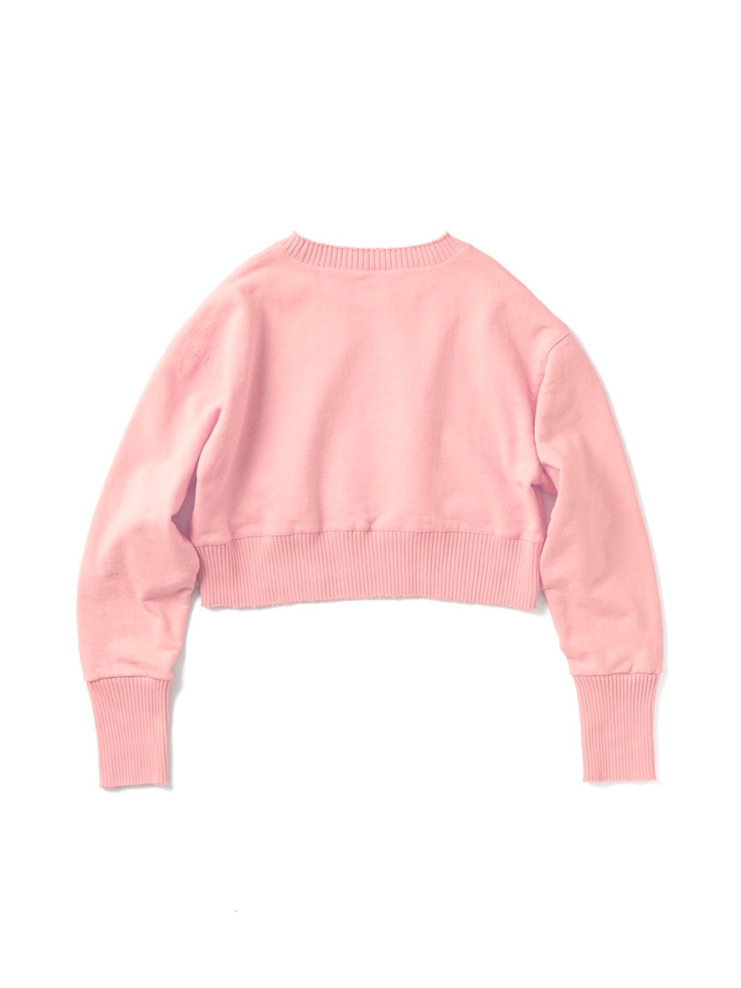 Strange Sleeve Cropped Sweat Shirts / Pink(ストレンジスリーブ クロップド スウェット/ピンク)