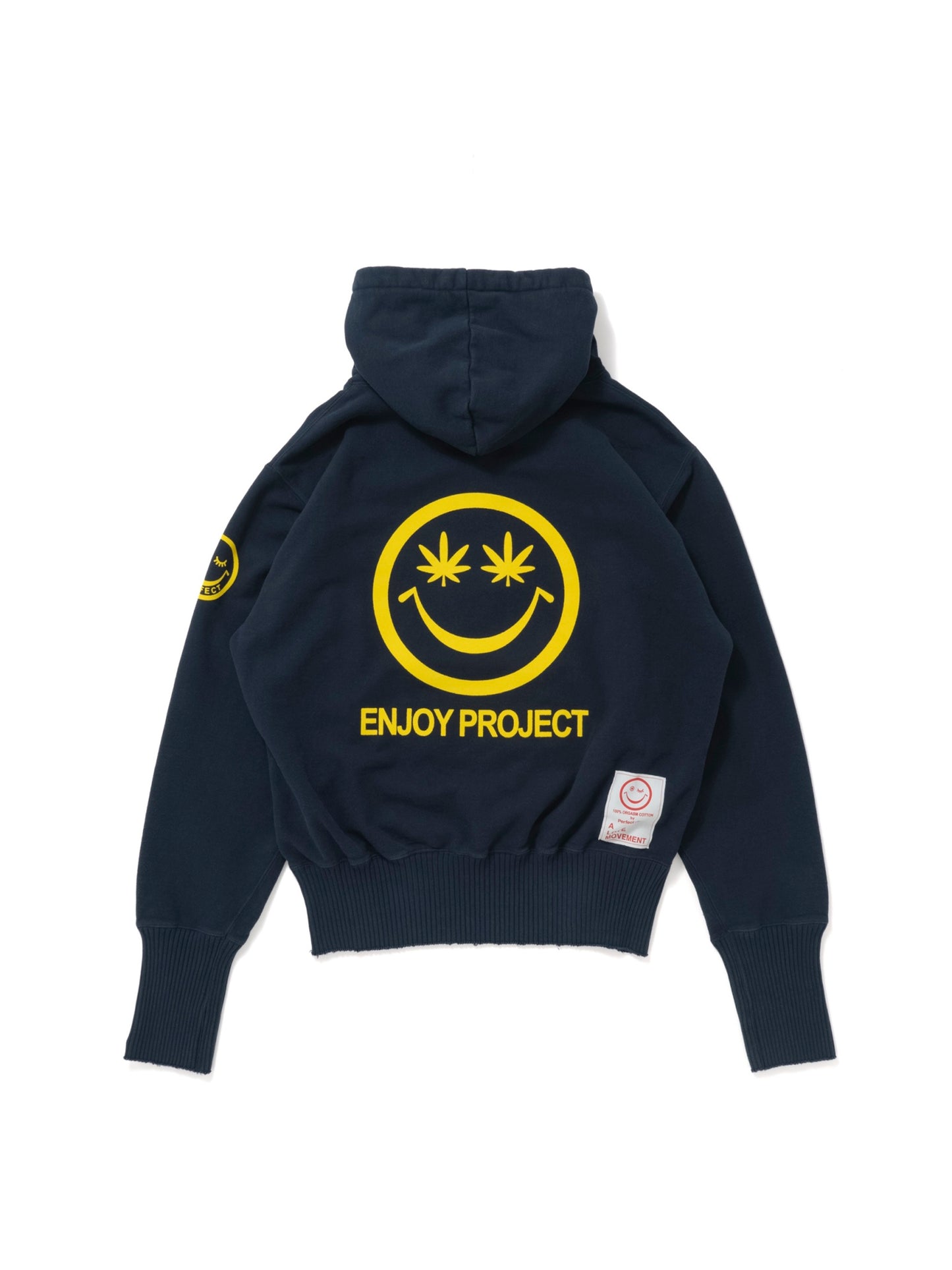 【Perfect ribs®︎×A LOVE MOVEMENT】"GOOD VIBES" Basic Hoodie / Royal Navy(ベーシック フーディー/ロイヤルネイビー)