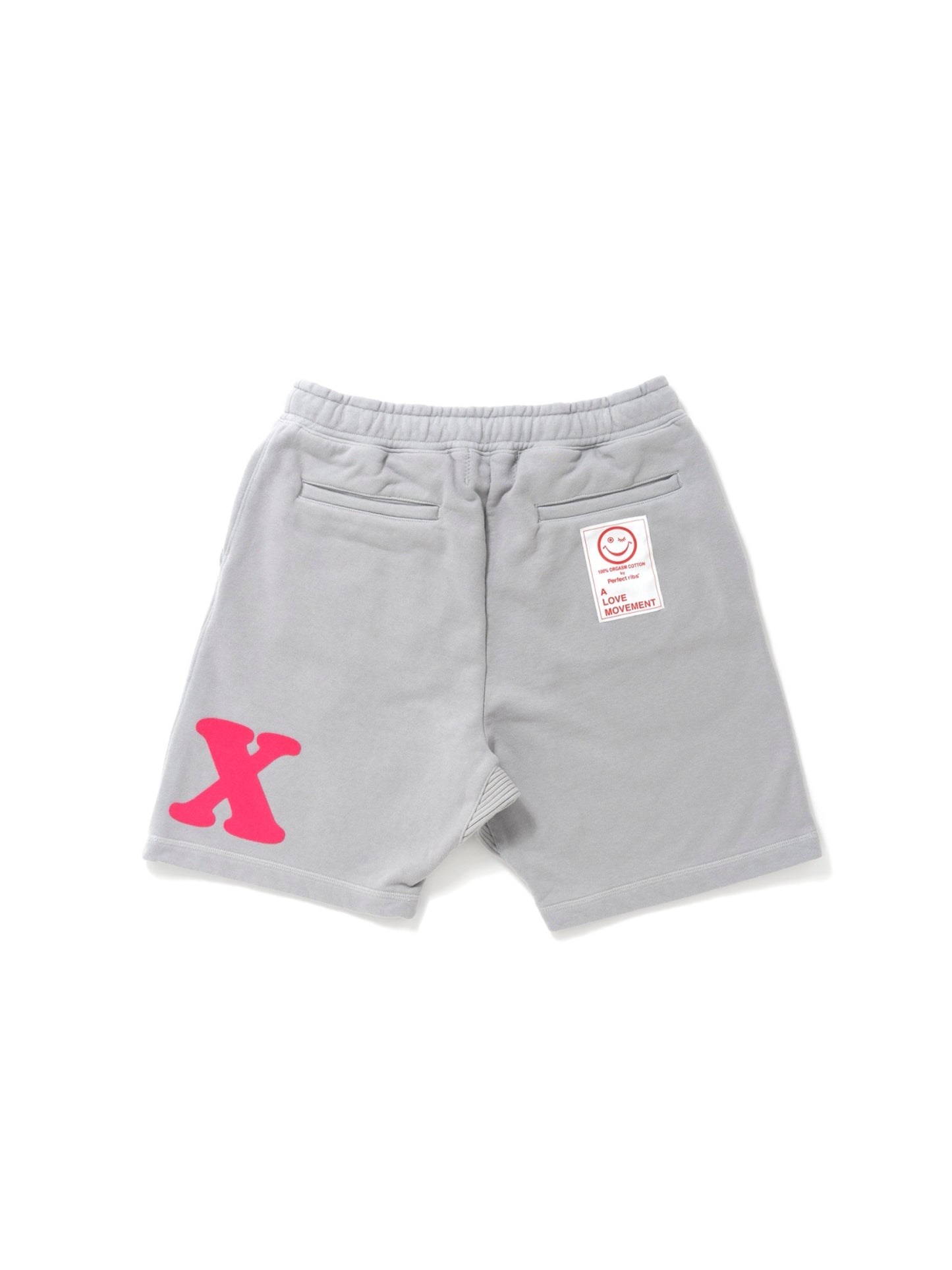【Perfect ribs®︎×A LOVE MOVEMENT】"RELAX" Basic Sweat Short Pants / Gray(ベーシックスウェットショートパンツ/グレー)
