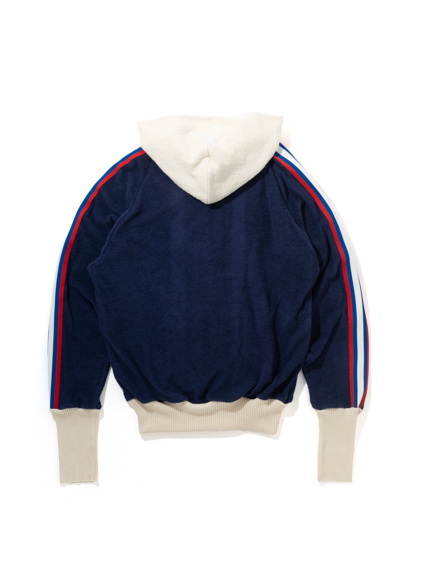 【Perfect ribs®︎×A LOVE MOVEMENT】Pile Zip Hoodie / Navy(パイルジップフーディー/ネイビー×キナリ)