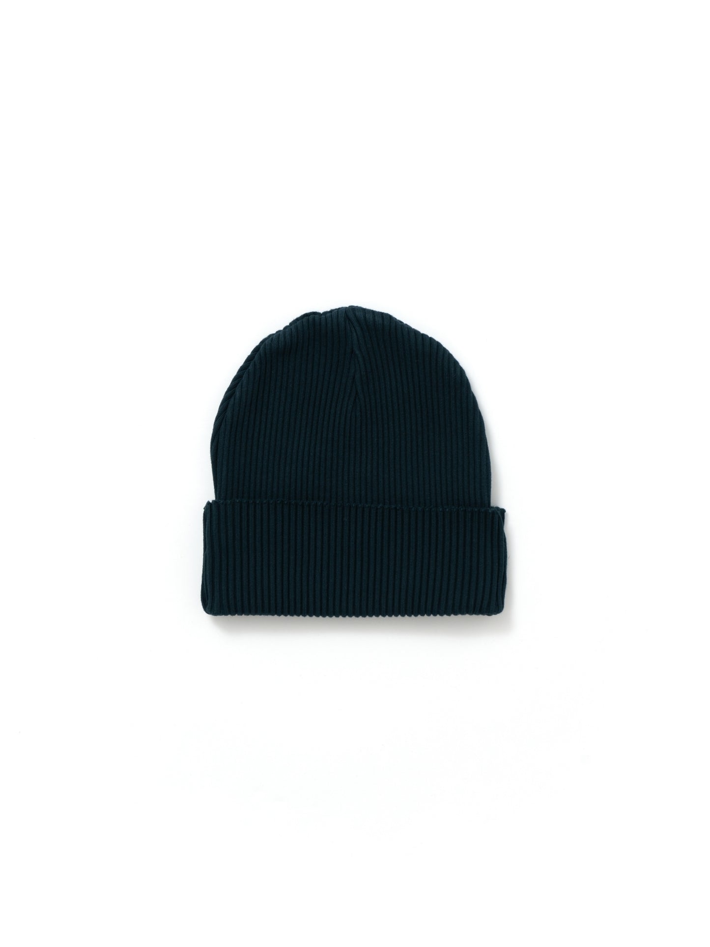 【Perfect ribs®︎×A LOVE MOVEMENT】"SMILE Patch" Rib Beanie Cap / Charcoal Green×White (リブ ビーニー キャップ/チャコールグリーン×ホワイト)