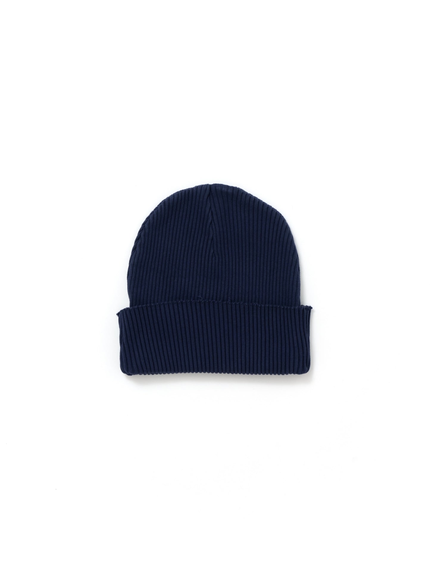 【Perfect ribs®︎×A LOVE MOVEMENT】"SMILE Patch" Rib Beanie Cap / Navy Purple×Yellow (リブ ビーニー キャップ/ネイビーパープル×イエロー)