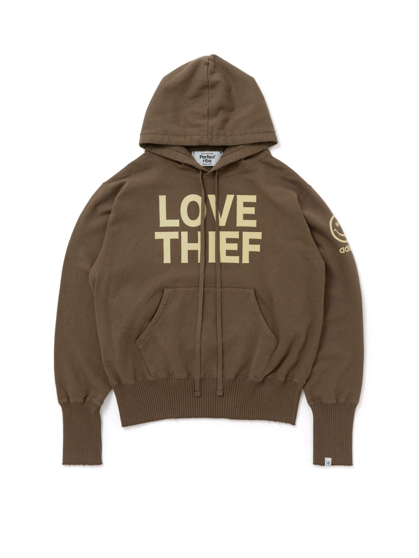【Perfect ribs®︎×A LOVE MOVEMENT】"LOVE THIEF"Basic Hoodie / Chai(ベーシック フーディー/チャイ)