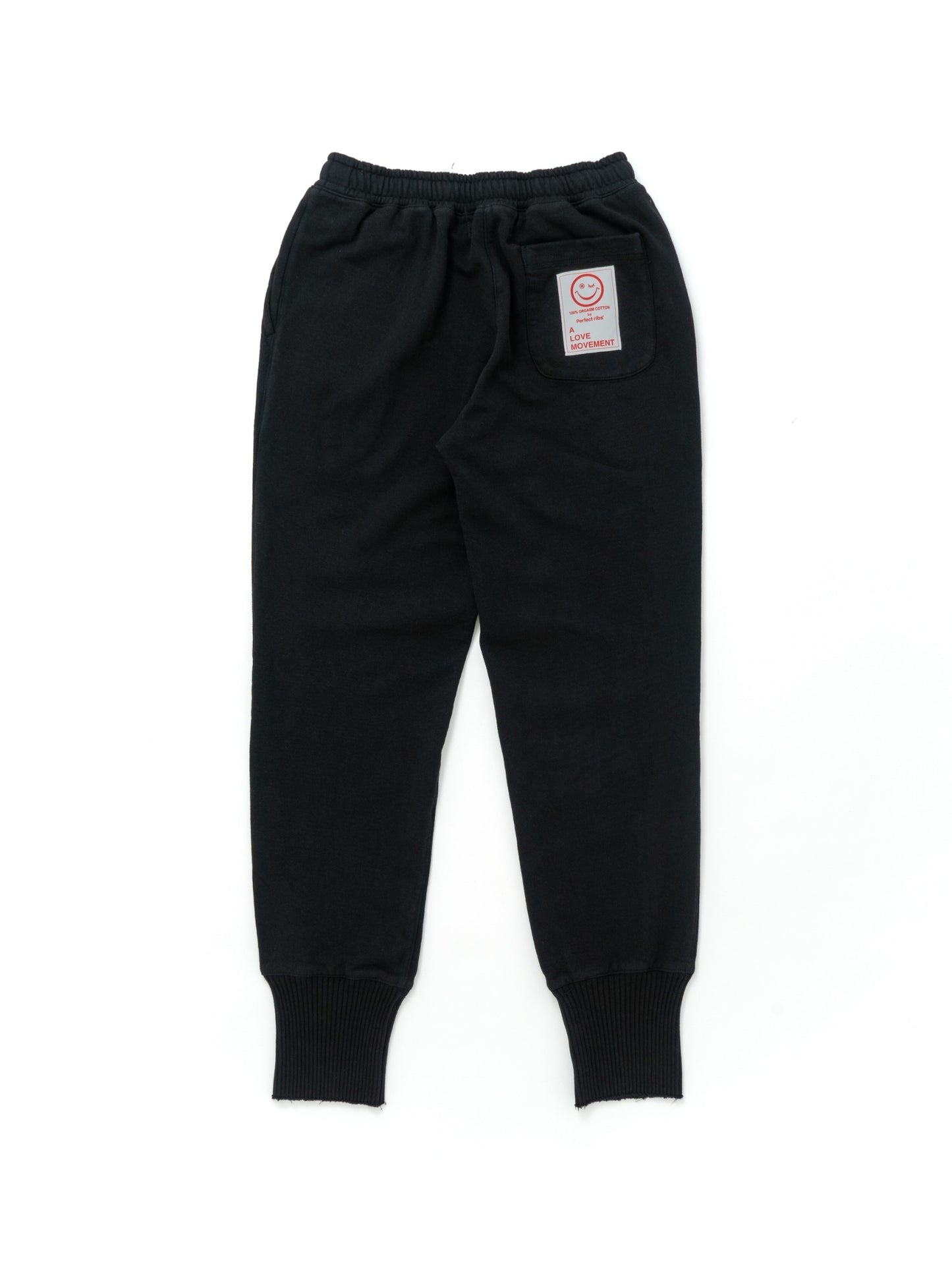 【Perfect ribs®︎×A LOVE MOVEMENT】"MELROSE AVE." Basic Sweat Pants / Black(ベーシック スウェットパンツ/ブラック)