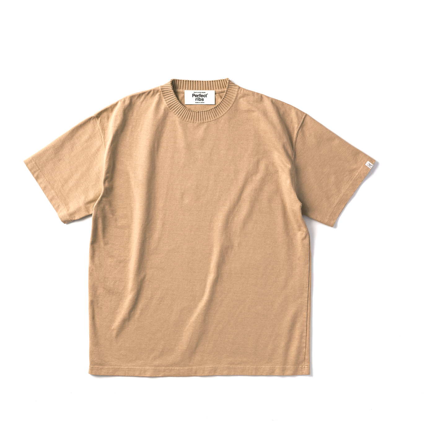 Basic Short Sleeve T Shirts /Light Brown (ベーシックショートスリーブ ティーシャツ/ライトブラウン)