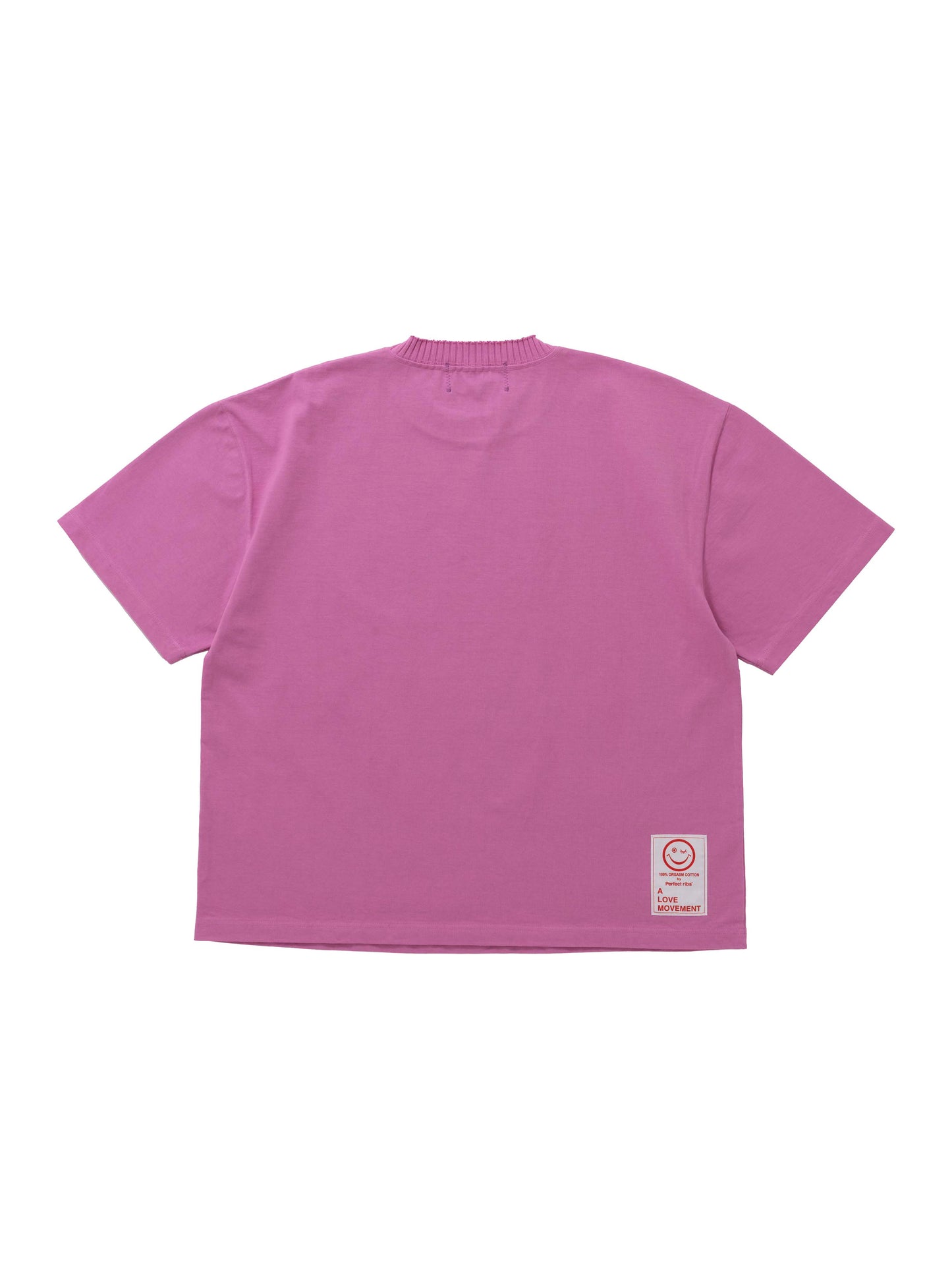 【Perfect ribs®︎×A LOVE MOVEMENT】"ART LOVE MUSIC"Basic Short Sleeve T Shirts / Violet(ベーシック ショートスリーブ ティーシャツ/バイオレット)