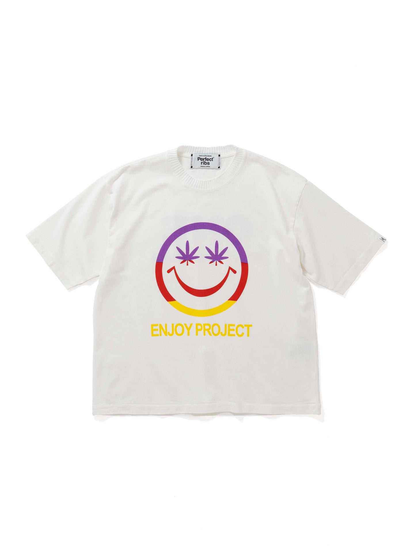 【Perfect ribs®︎×A LOVE MOVEMENT】"ONE LOVE"Short Sleeve T Shirts / White(ショートスリーブ ティーシャツ/ホワイト)