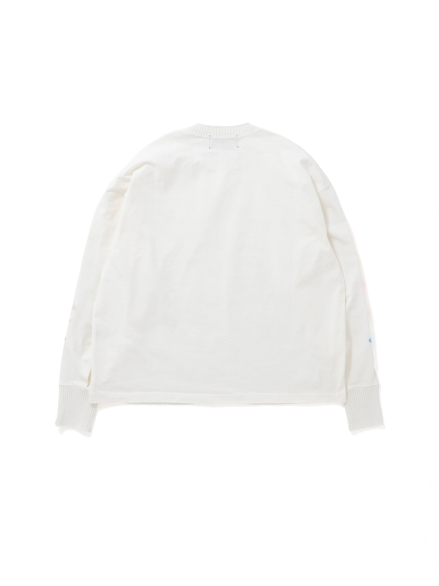 【Perfect ribs®︎ × HAROSHI】Side Slit Long Sleeve T Shirt / White(サイドスリットロングスリーブ/ホワイト)