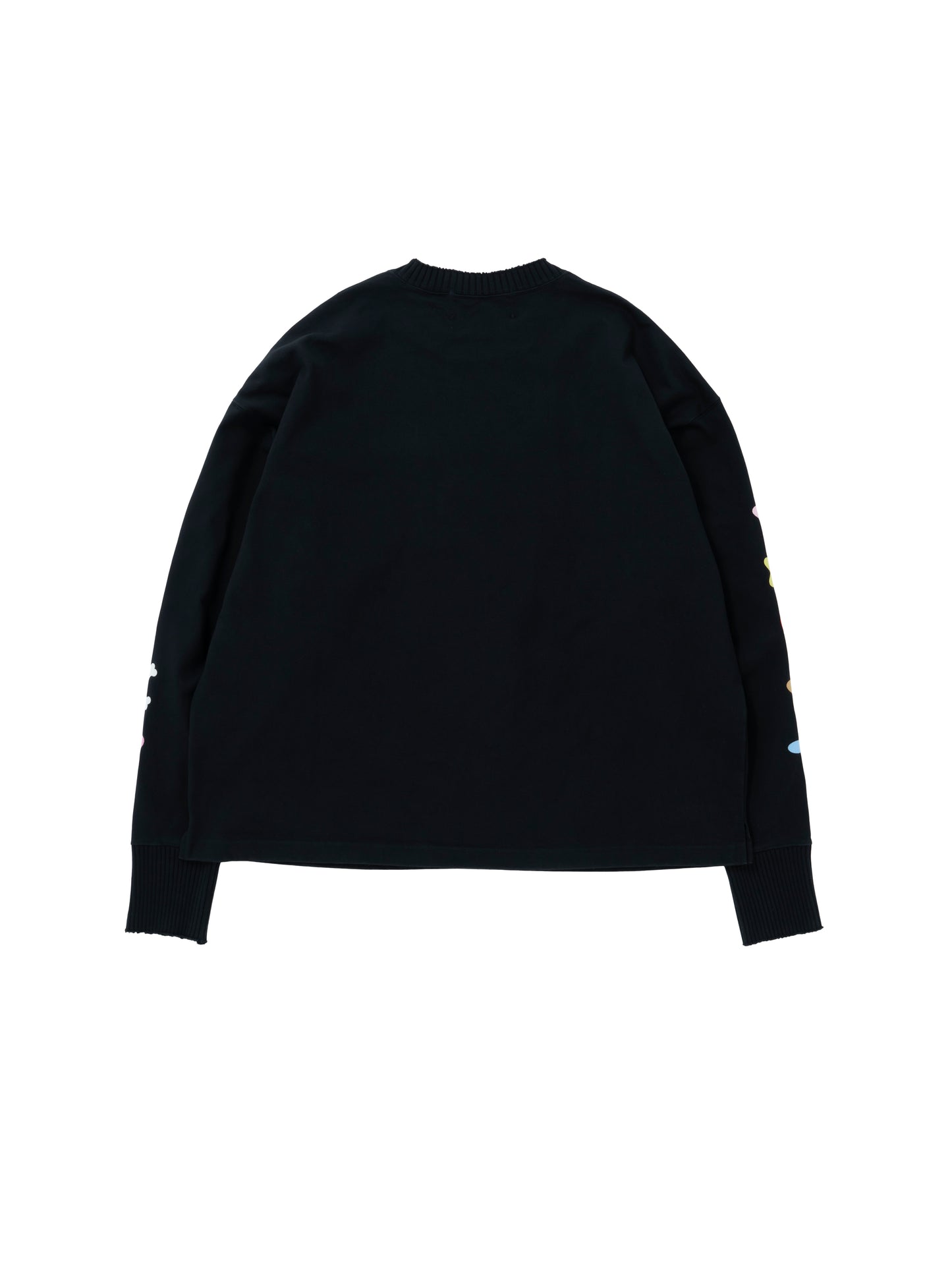 【Perfect ribs®︎ × HAROSHI】Side Slit Long Sleeve T Shirt / Black(サイドスリットロングスリーブ/ブラック)