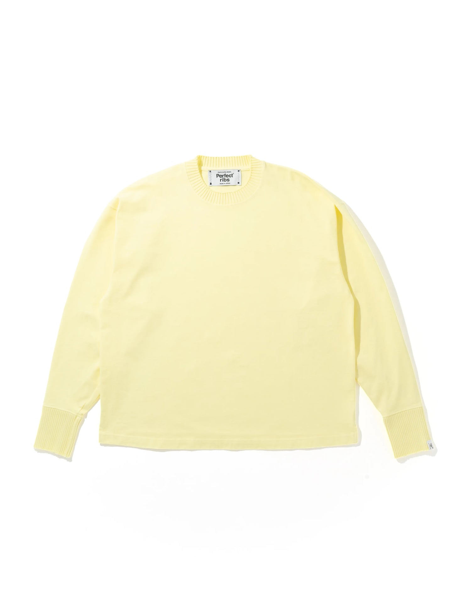 Side Slit Long Sleeve T Shirts / Lemon(サイドスリット ロングスリーブ ティーシャツ/レモン)