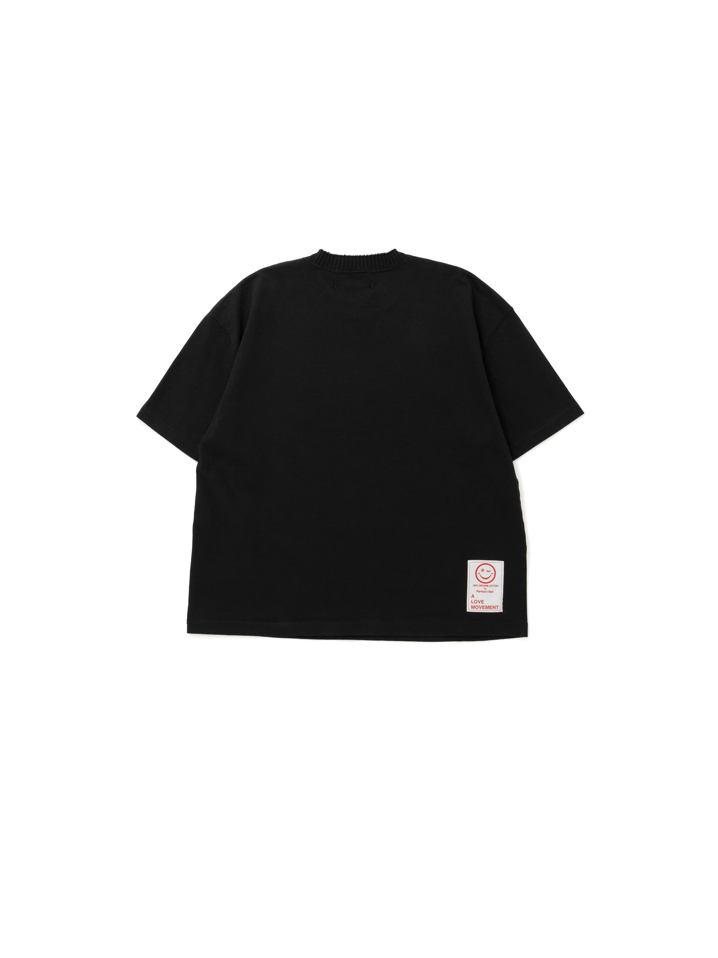 【Perfect ribs®︎×A LOVE MOVEMENT】ART LOVE MUSIC / Basic Short Sleeve T Shirts / Black(ベーシックショートスリーブティーシャツ/ブラック)