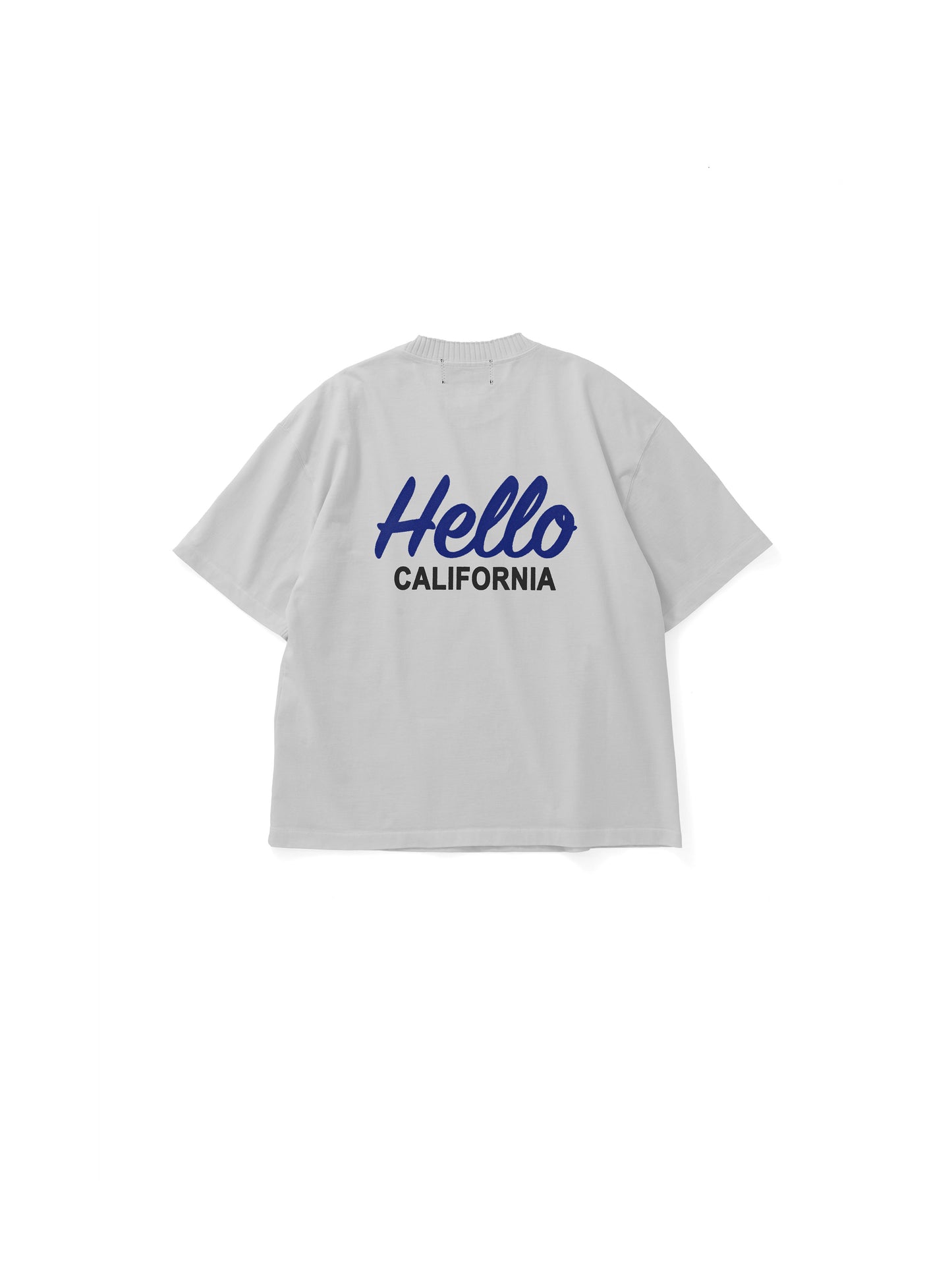 【Perfect ribs®︎×A LOVE MOVEMENT】Helllo CALFOLNIA / Basic Short Sleeve T Shirts / Gray(ベーシックショートスリーブティーシャツ/グレー)