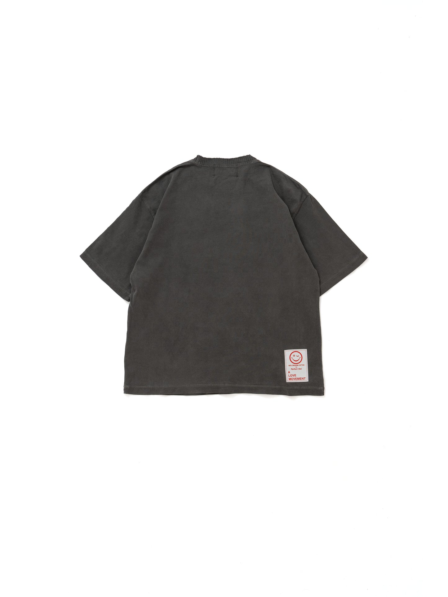 【Perfect ribs®︎×A LOVE MOVEMENT】RELAX LINE / LOVE GUARD / Short Sleeve T Shirts / Fade Black(ショートスリーブティーシャツ/フェードブラック)