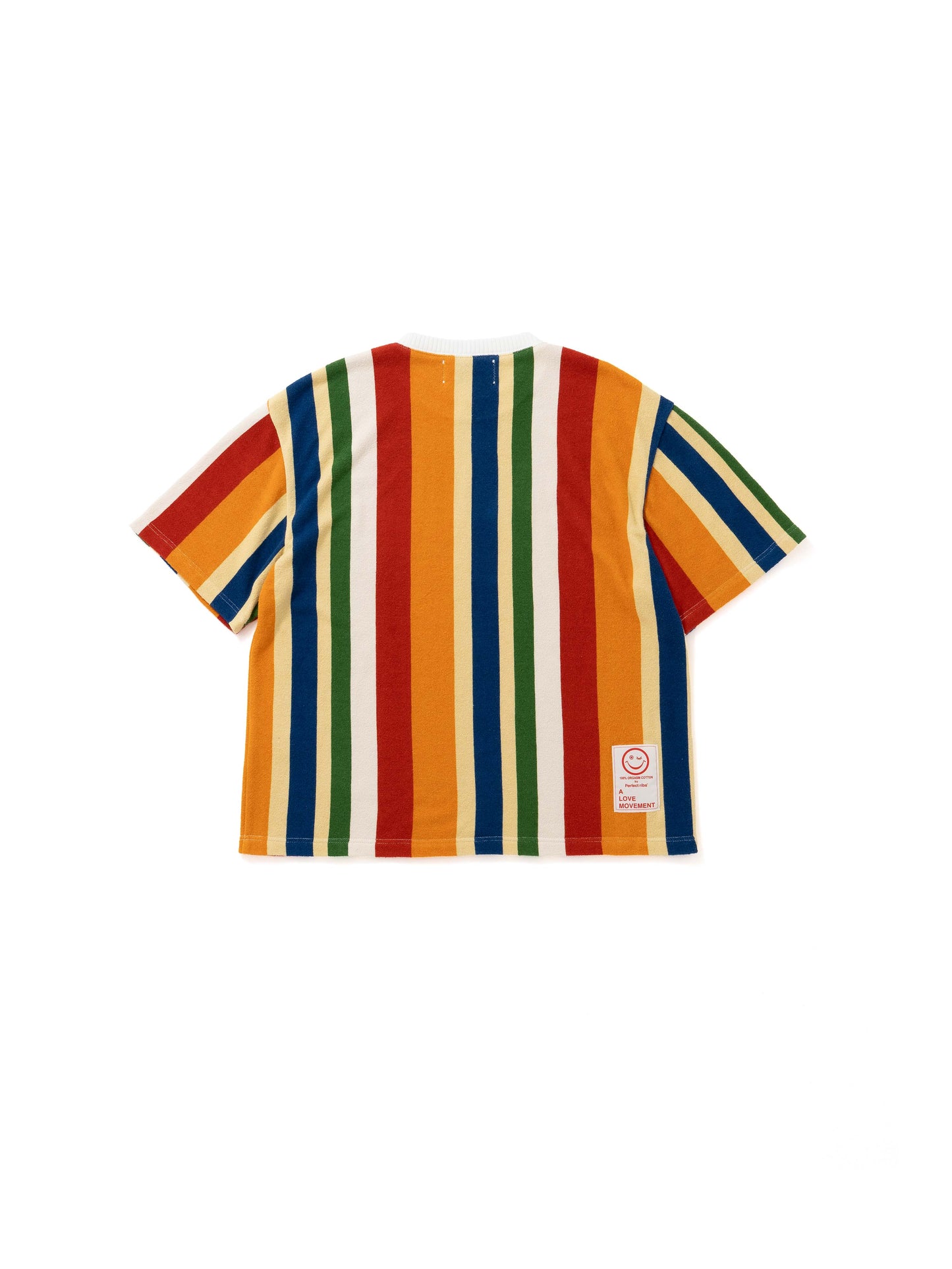 【Perfect ribs®︎×A LOVE MOVEMENT】Pile Short Sleeve T Shirts / Multi(パイルショートスリーブティーシャツ/マルチ)