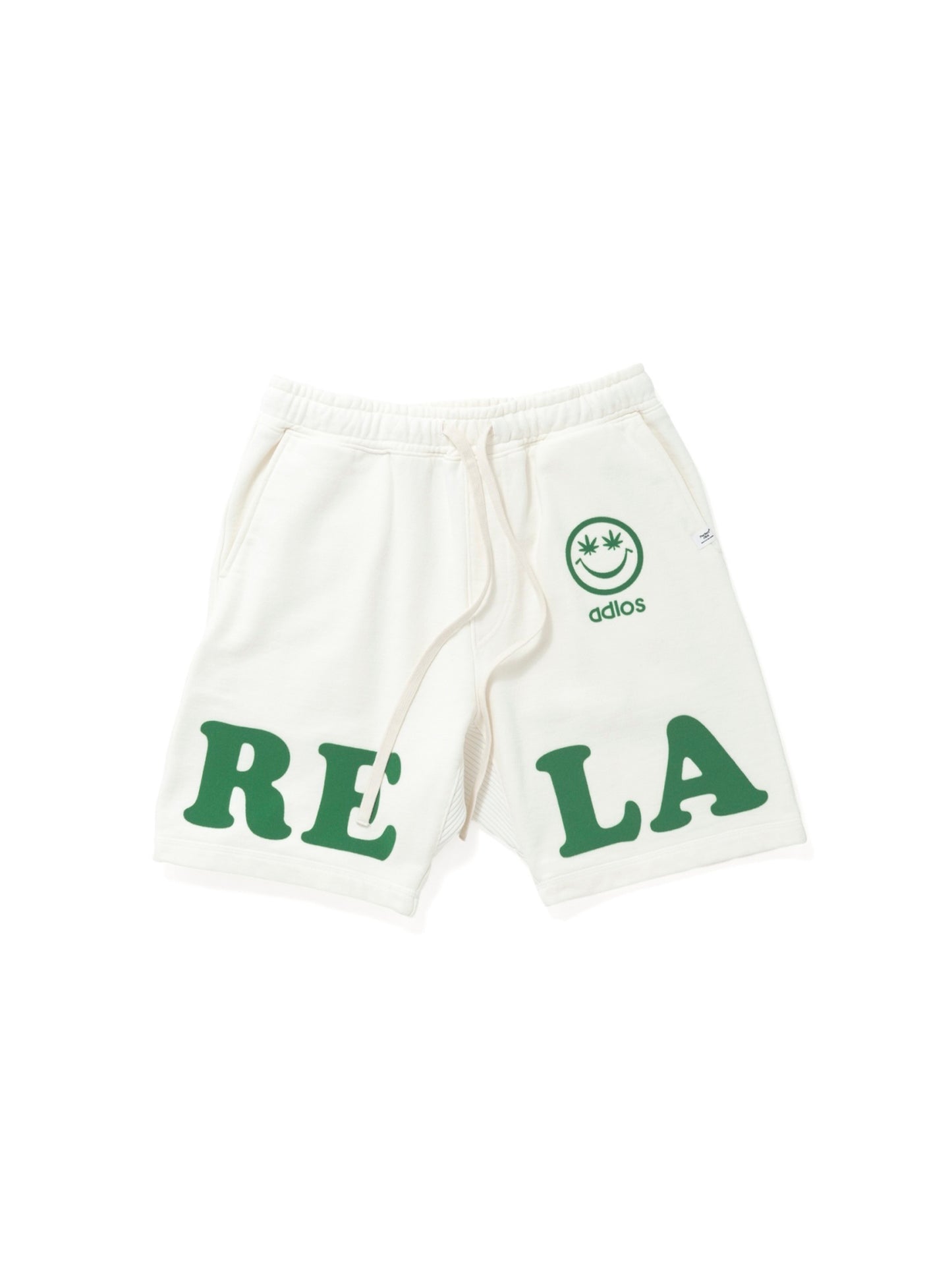 【Perfect ribs®︎×A LOVE MOVEMENT】"RELAX" Basic Sweat Short Pants / White(ベーシックスウェットショートパンツ/ホワイト)