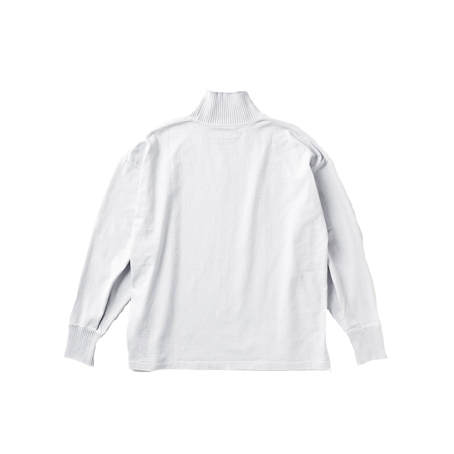 High Neck Side Slit Long Sleeve T Shirt / Cloud White(ハイネック ロングスリーブ ティーシャツ/クラウドホワイト)