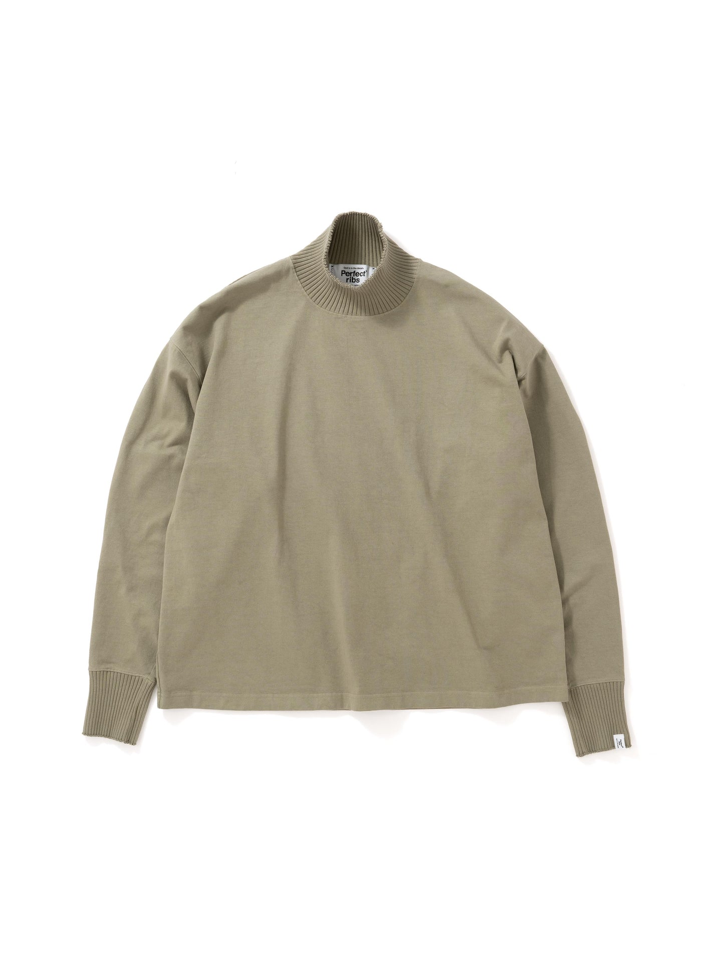 Hi-Neck T Shirt / Army Green (ハイネックティーシャツ/アーミーグリーン)