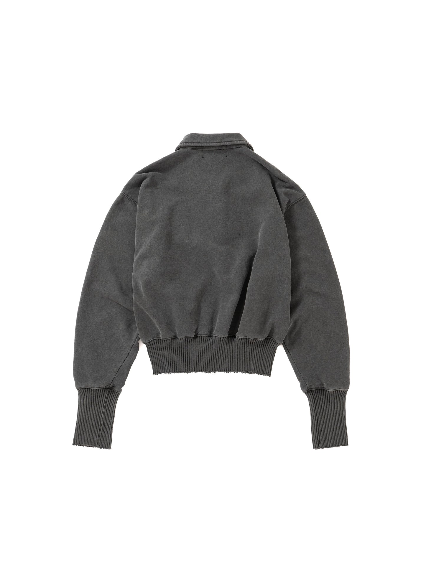Half Zip Sweat Shirts / Fade Black(ハーフジップ スウェットシャツ/フェードブラック)