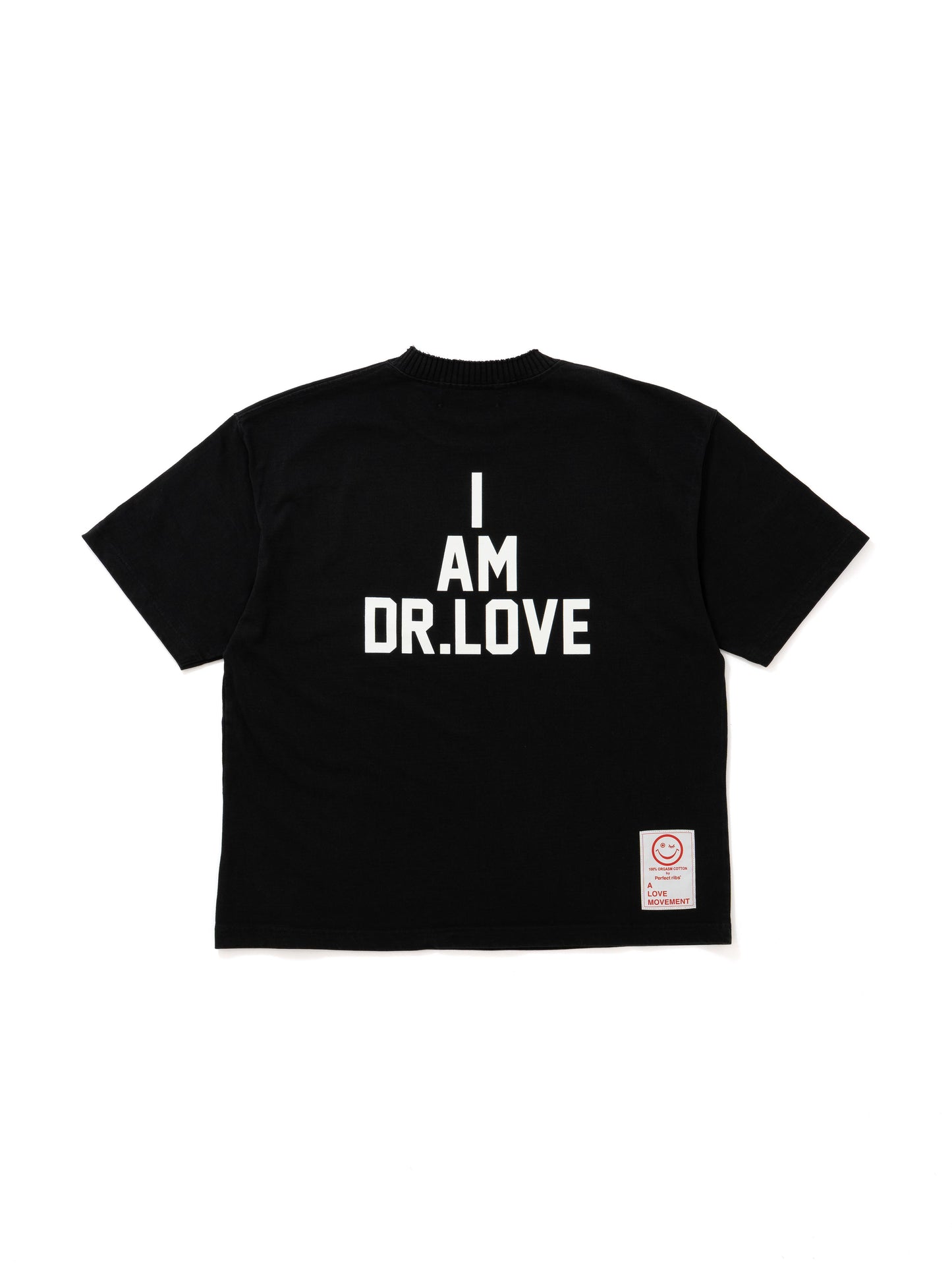 【Perfect ribs®︎×A LOVE MOVEMENT】SuperHero Short Sleeve T Shirts / Black(ショートスリーブ ティーシャツ/ブラック)