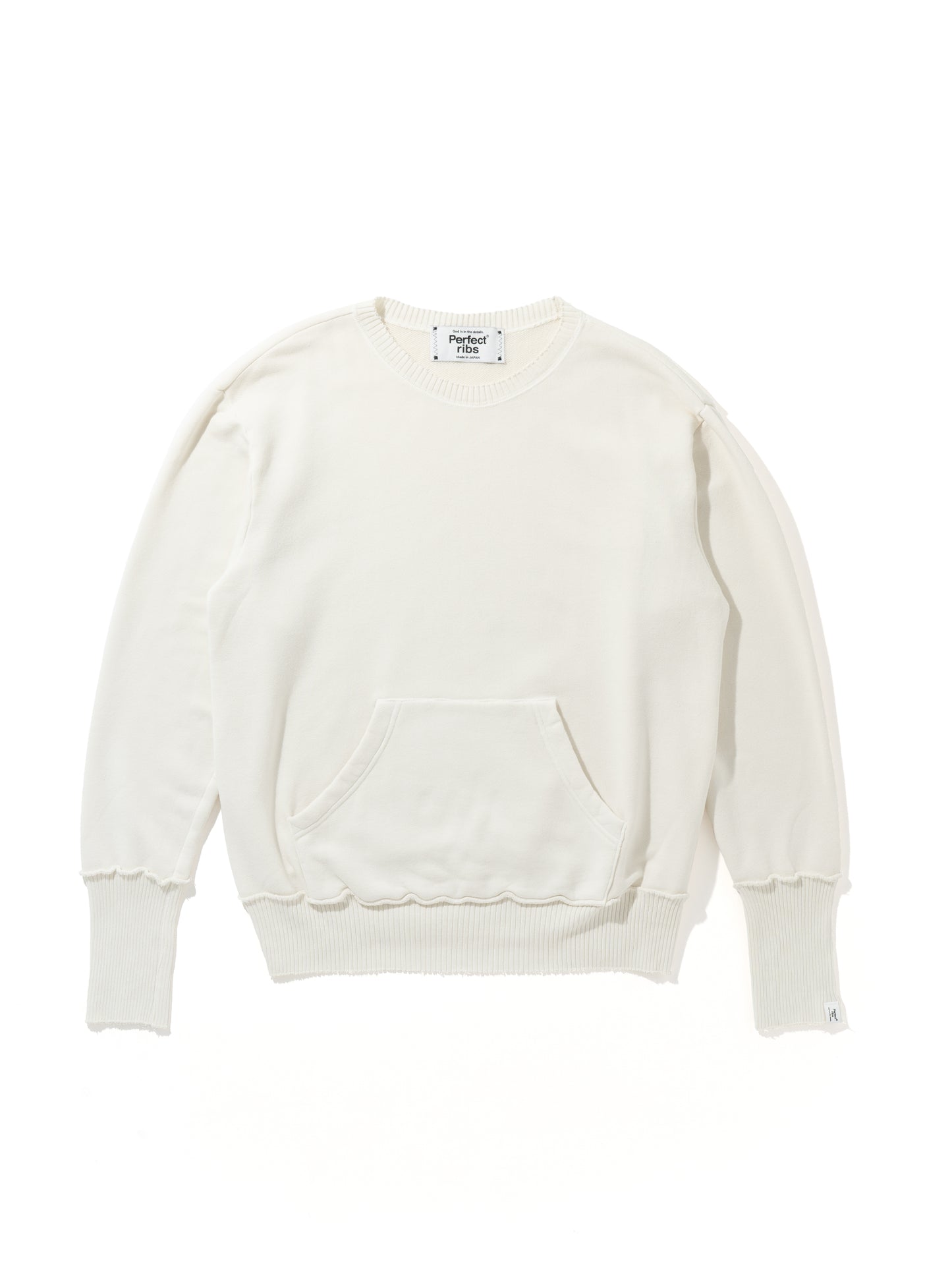 Pocket Crew Neck Sweat Shirts / Off White(ポケット クルーネック スウェットシャツ/オフホワイト)
