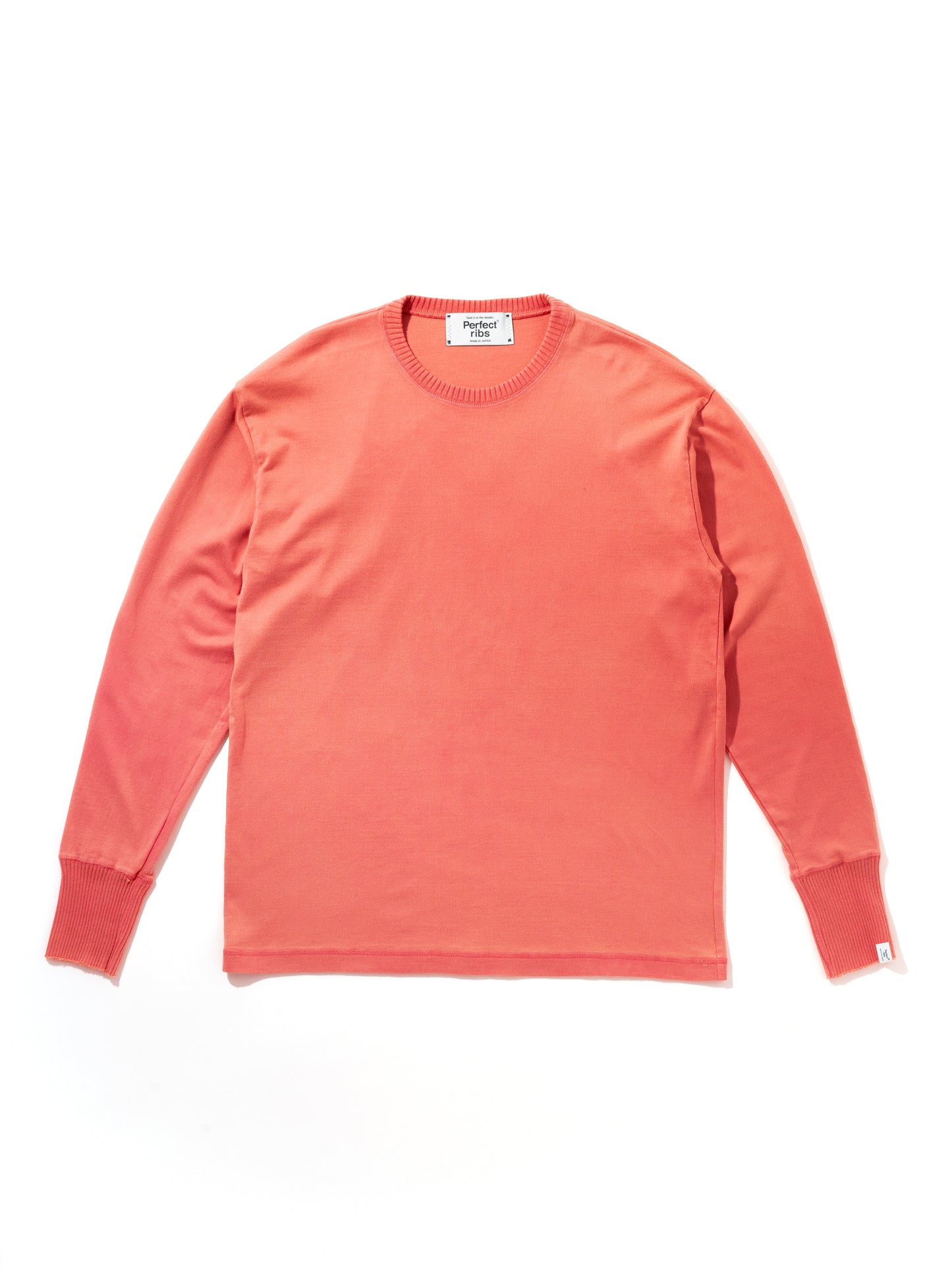 Long Sleeve T Shirts / Coral Red(ロングスリーブ ティーシャツ/コーラルレッド)