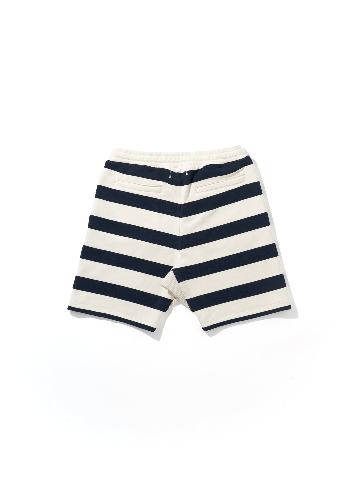 Border Sweat Short Pants / Navy×White(ボーダー ベーシック スウェットショートパンツ/ネイビー/ホワイト)