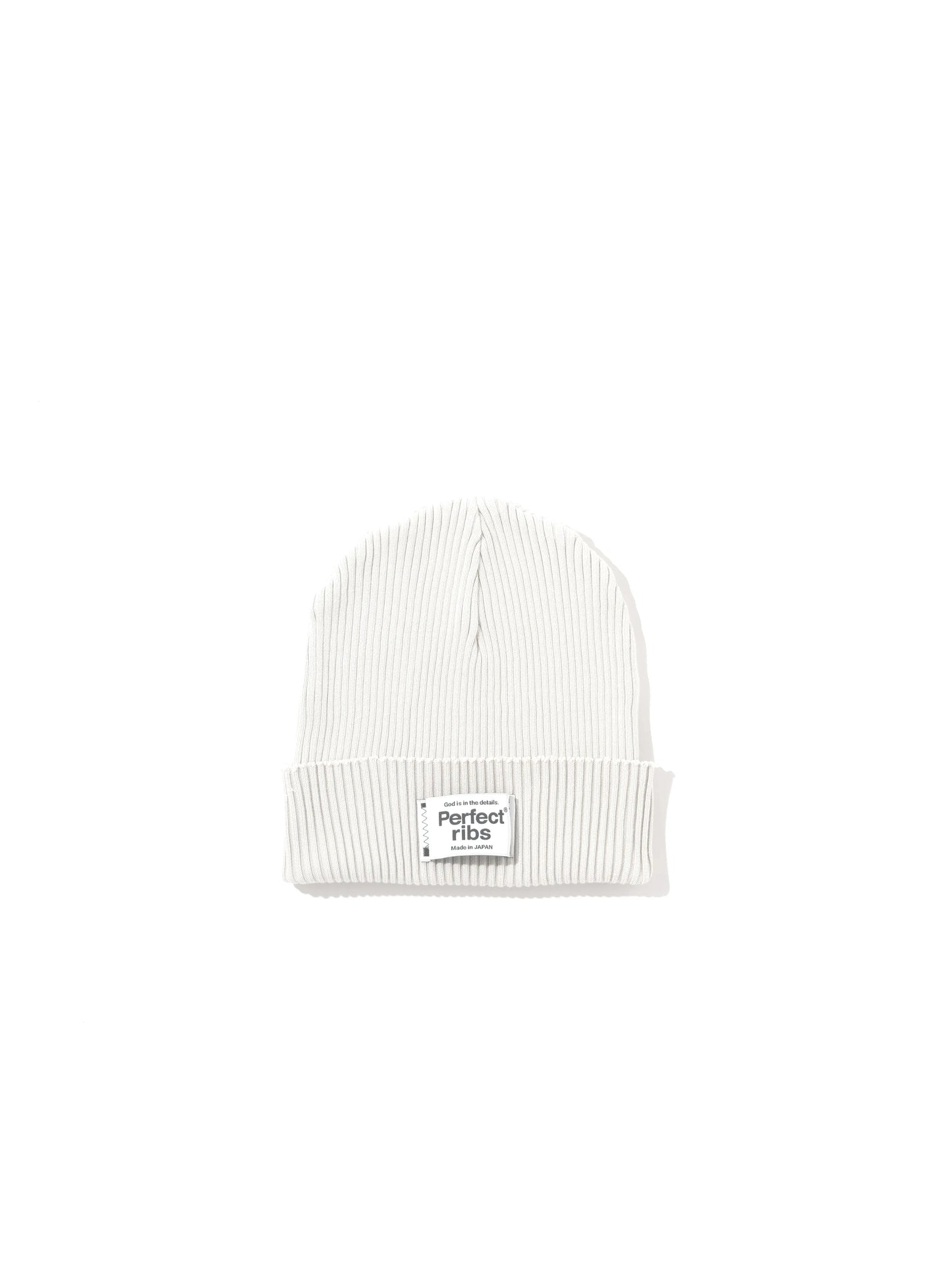 Rib Beanie Cap / White(リブ ビーニー キャップ/ホワイト)