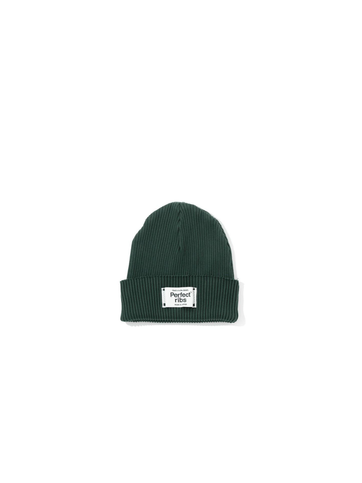 Basic Rib Beanie Cap / Olive Green(ベーシック リブ ビーニー キャップ/オリーブグリーン)