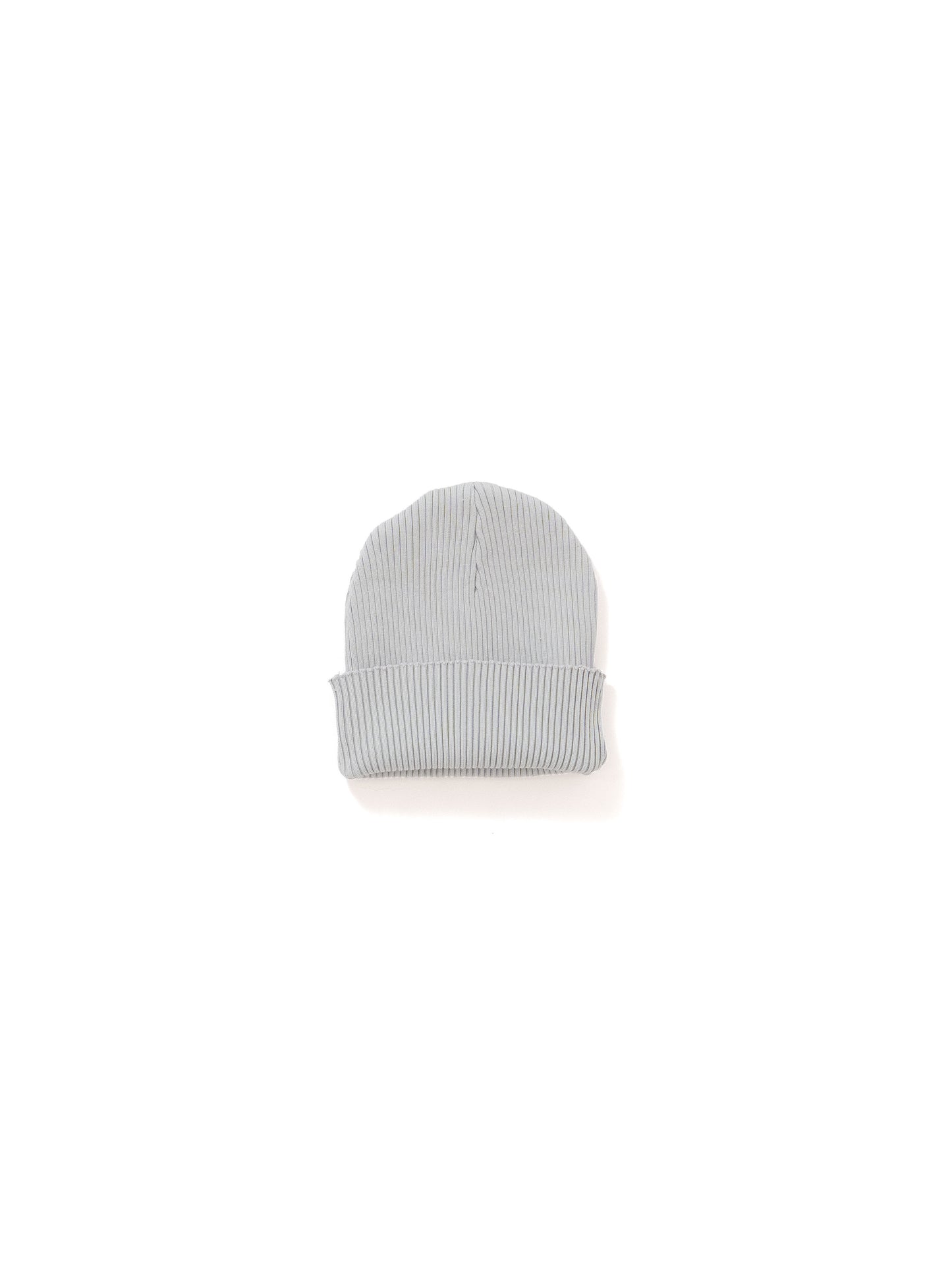【Perfect ribs®︎×A LOVE MOVEMENT】PATCH Rib Beanie Cap / Gray(パッチビーニーキャップ/グレー)
