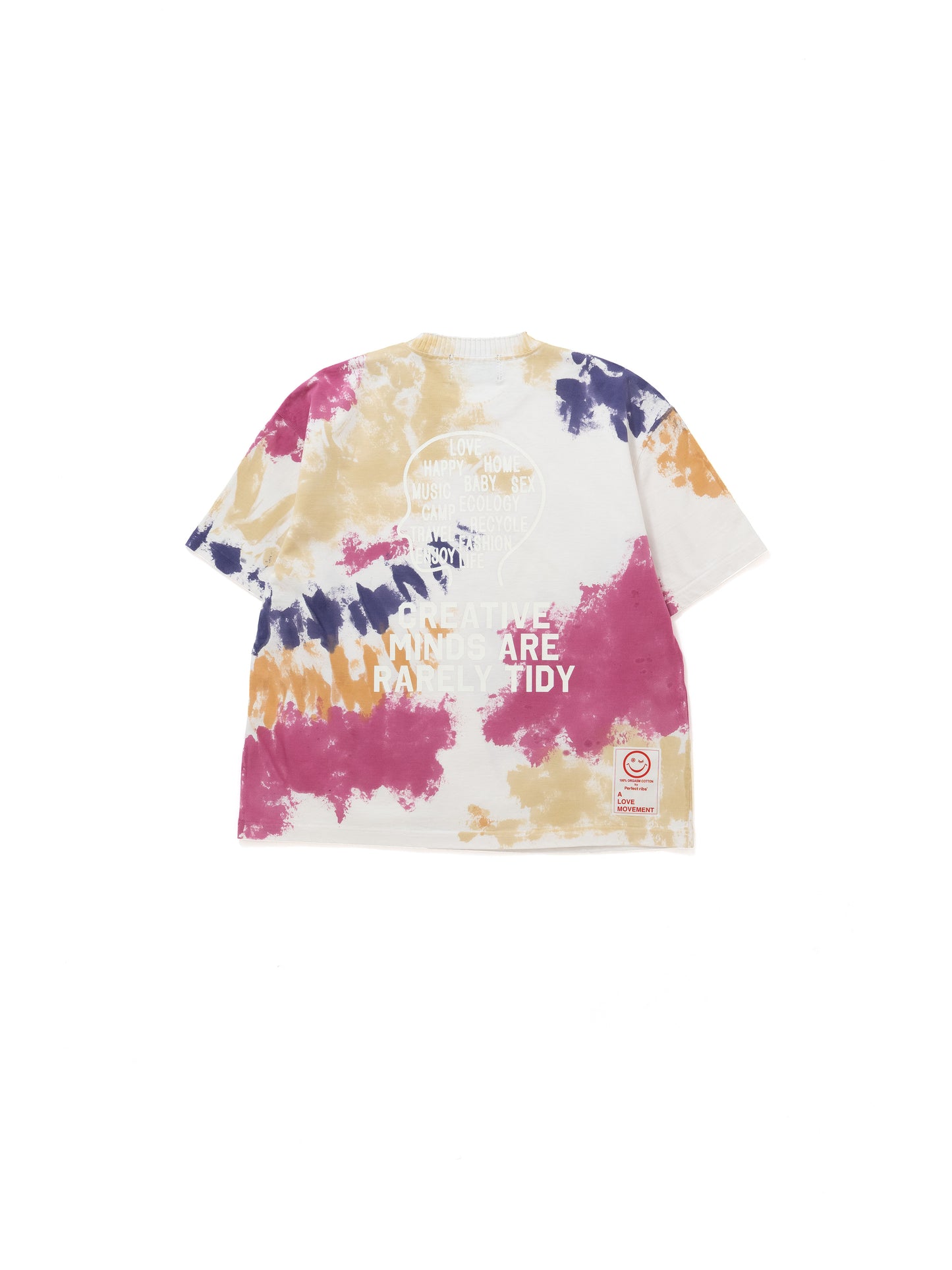 【Perfect ribs®︎×A LOVE MOVEMENT】YOU ARE HEROINE / Basic Short Sleeve T Shirts (Tie dye) / Multi(ベーシックショートスリーブティーシャツ/マルチ)