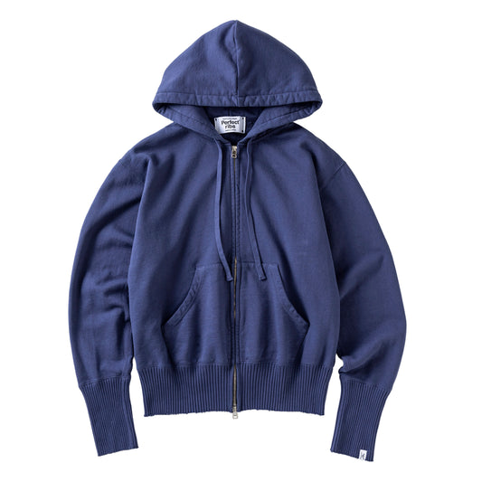 Basic Zip Hoodie / Vintage Navy(ベーシック ジップフーディー/ヴィンテージネイビー)