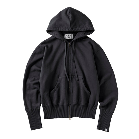 Basic Zip Hoodie / Vintage Black(ベーシック ジップフーディー/ヴィンテージブラック)