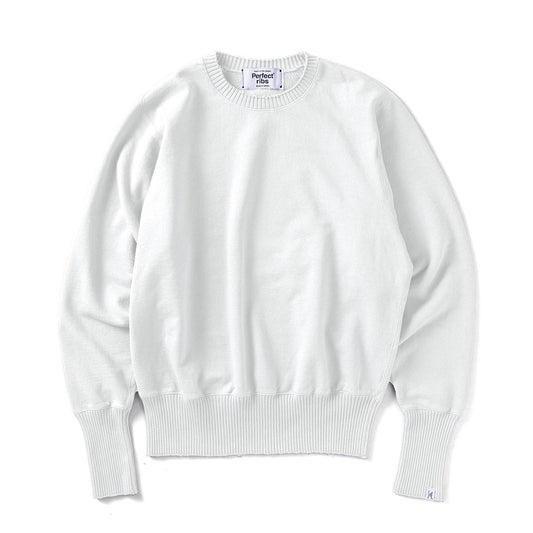 Strange Sleeve Crew Neck Sweat Shirts / Cloud White(ストレンジスリーブ クルーネック スウェット/クラウドホワイト)