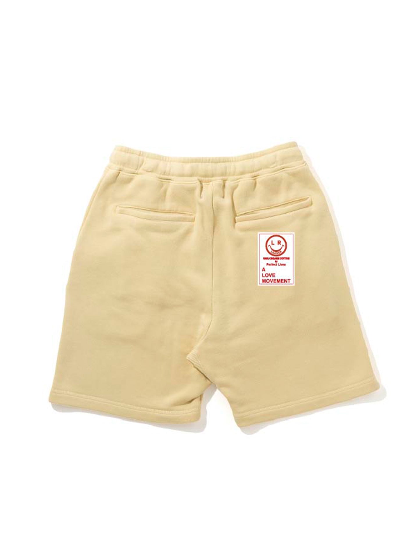 【Perfect ribs®︎ ×A LOVE MOVEMENT×LEADER】Sweat Short Pants / Vintage Yellow(スウェットショートパンツ/ビンテージイエロー)
