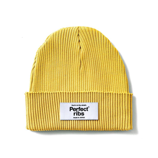 Rib Beanie Cap / Yellow (リブ ビーニー キャップ/イエロー)