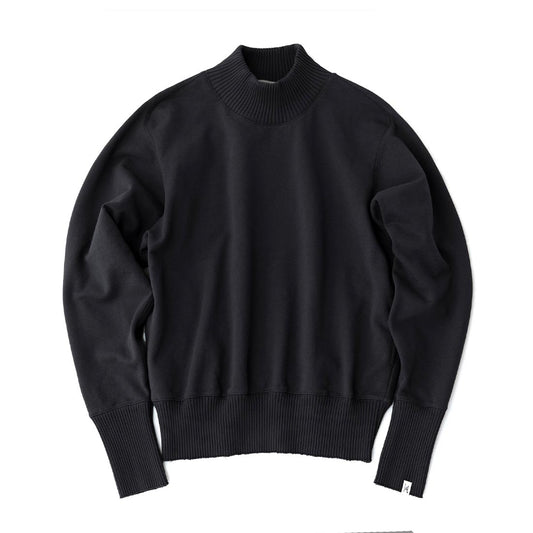 Strange Sleeve Turtle Neck Sweat Shirts / Black(ストレンジスリーブ タートルネック スウェット/ブラック)