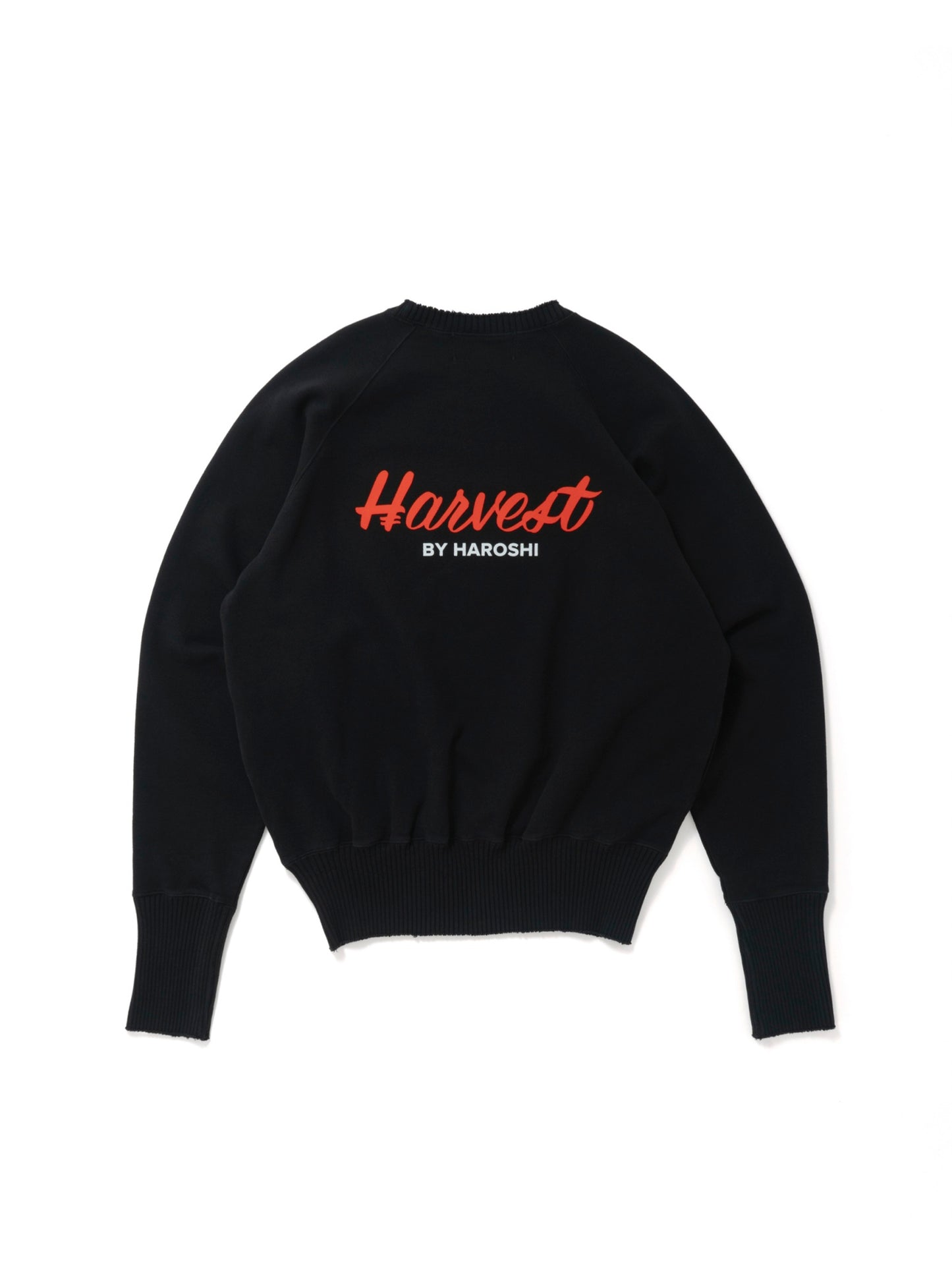 【Perfect ribs®︎ × HAROSHI】Strange Sleeve Crew Neck Sweat Shirt / Black(ストレンジスリーブ クルーネック スウェット/ブラック)