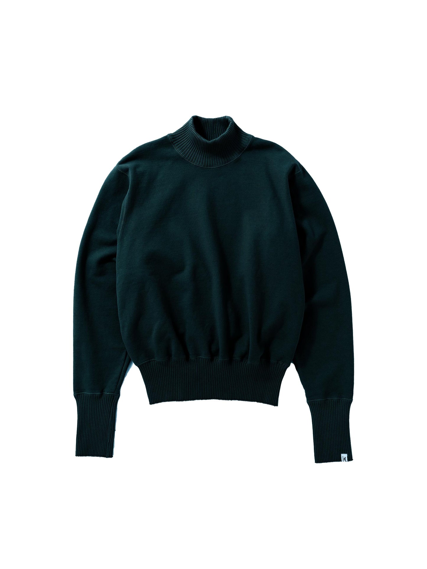 Turtle Neck Sweat Shirts / Charcoal Green(タートルネック スウェット/チャコールグリーン)