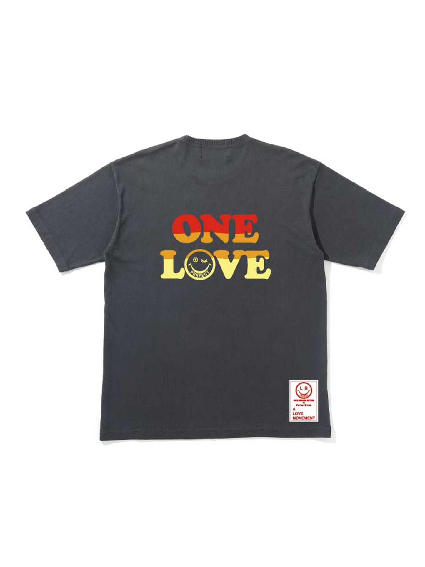 【Perfect ribs®︎ ×A LOVE MOVEMENT×LEADER】Short Sleeve T-Shirts / Vintege Black(ショートスリーブ ティーシャツ/ビンテージブラック)