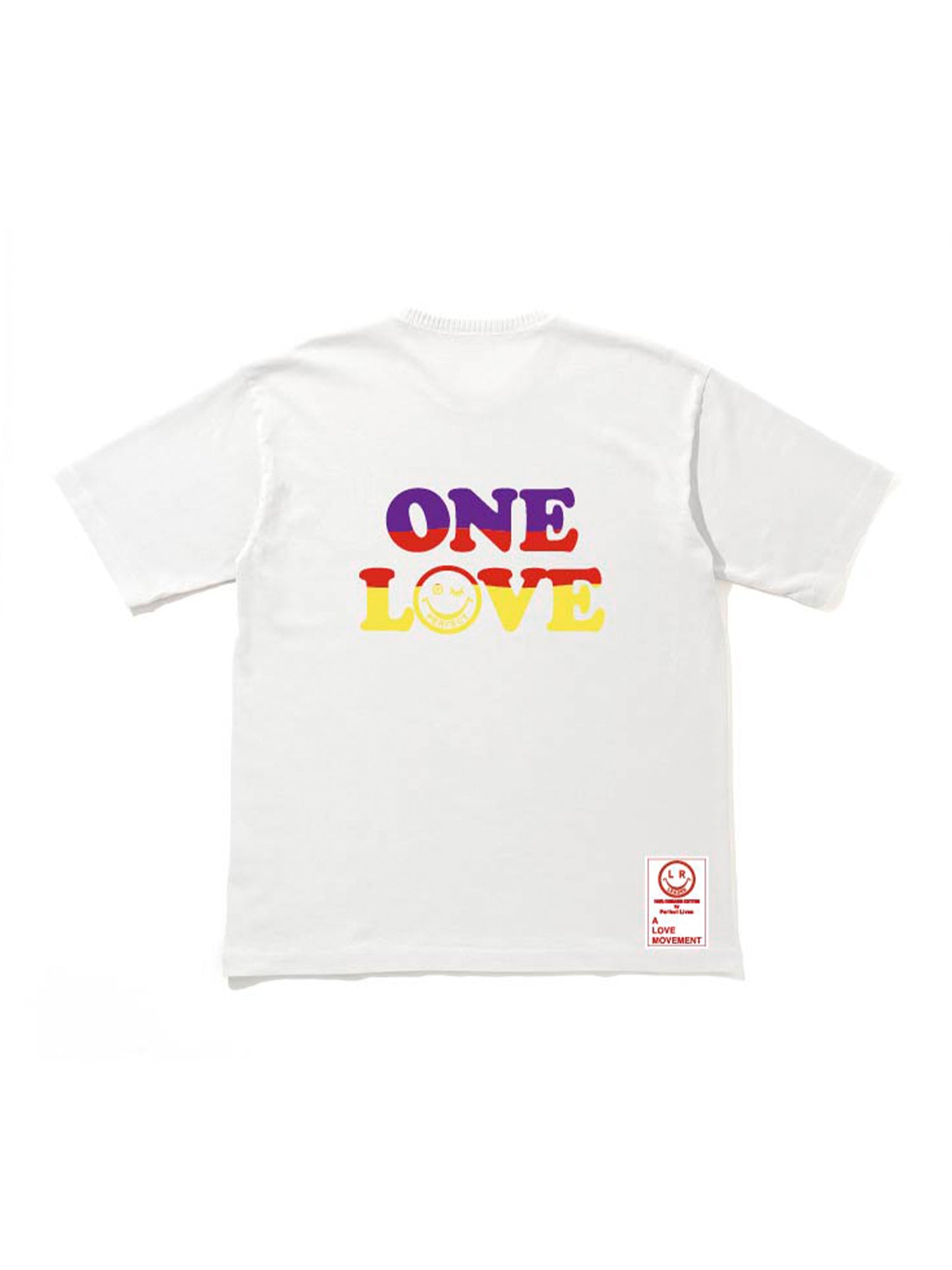 【Perfect ribs®︎ ×A LOVE MOVEMENT×LEADER】Short Sleeve T-Shirts / Off White(ショートスリーブ ティーシャツ/オフホワイト)
