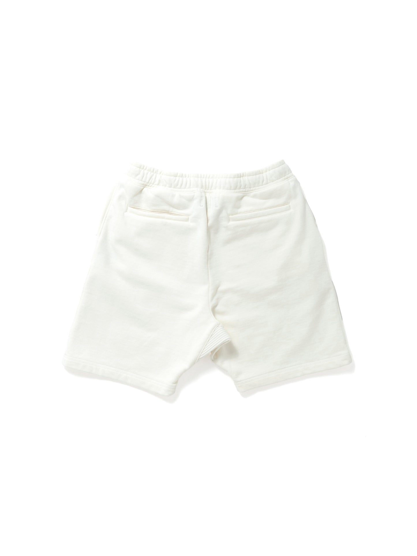 【Perfect ribs®︎ × HAROSHI】Basic Sweat Short Pants / White(ベーシックショートパンツ/ホワイト)