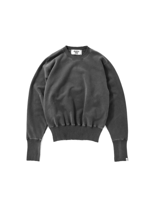 Crew Neck Sweat Shirts / Fade Black(クルーネック スウェット/フェードブラック)