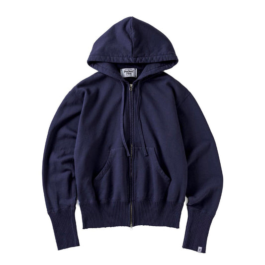 Basic Zip Hoodie / Navy Blue(ベーシック ジップフーディー/ネイビーパープル)