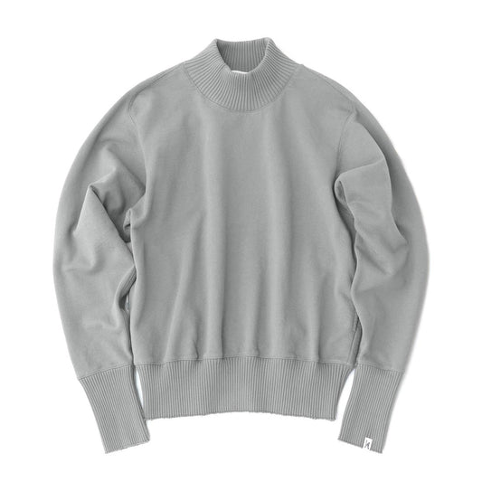 Strange Sleeve Turtle Neck Sweat Shirts / Gray(ストレンジスリーブ タートルネック スウェット/グレー)