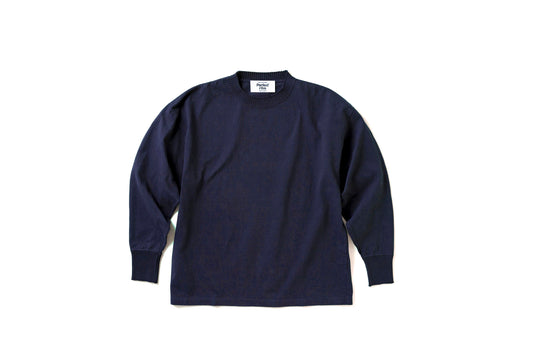 Side Slit Long Sleeve T Shirts / Navy Purple(サイドスリット ロングスリーブ ティーシャツ/ネイビーパープル)