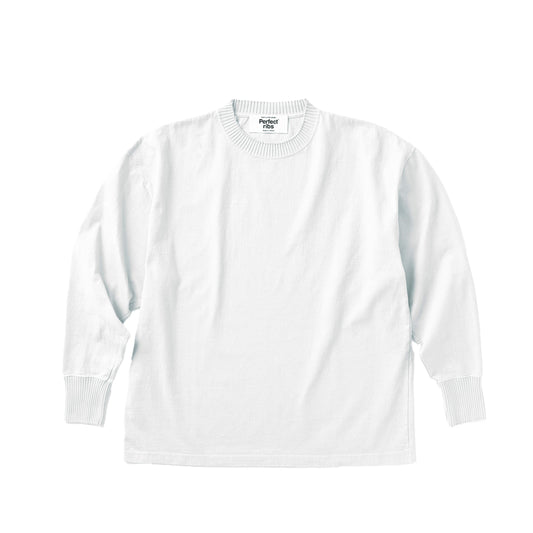 Side Slit Long Sleeve T Shirts /White(サイドスリット ロングスリーブ ティーシャツ/ホワイト)